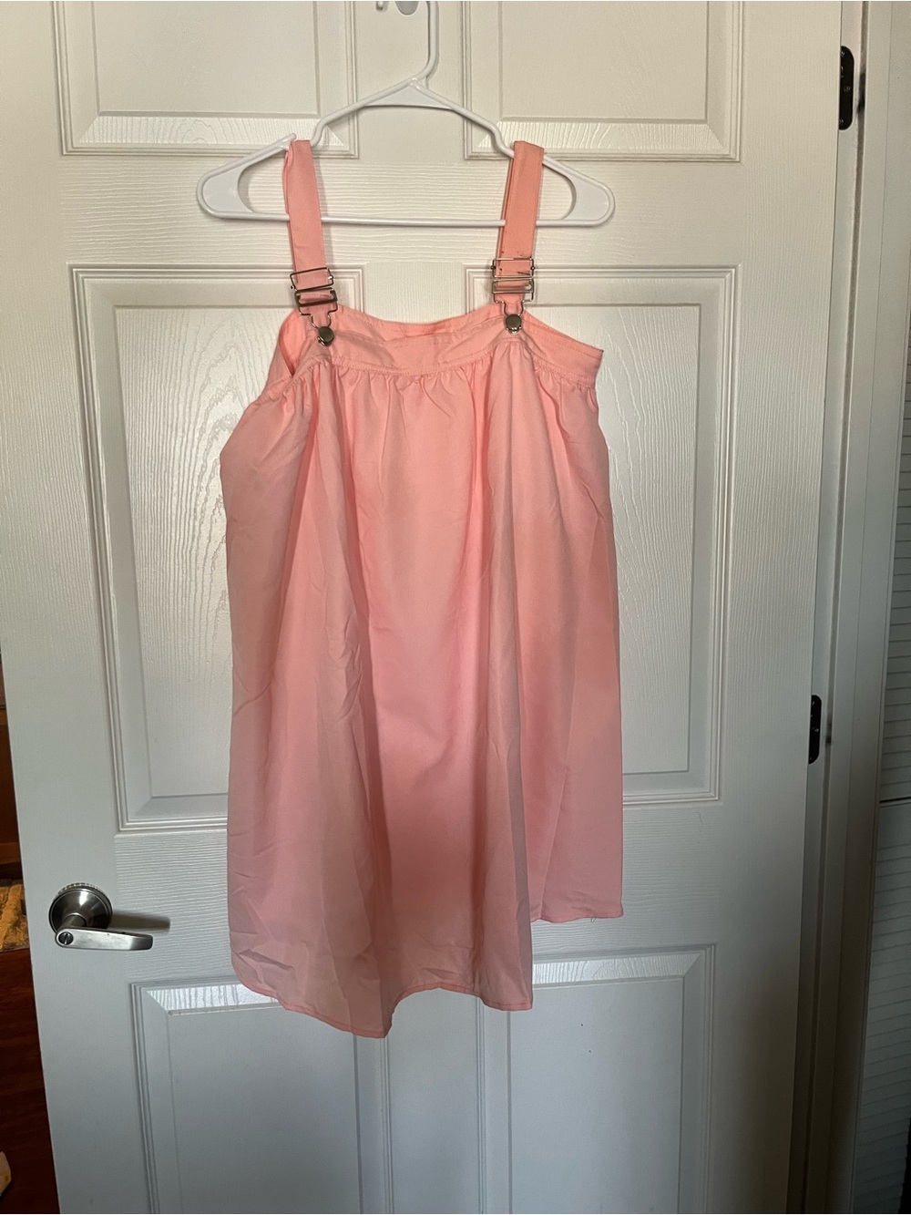 Light Pink Women's Sundress with Adjustable Straps